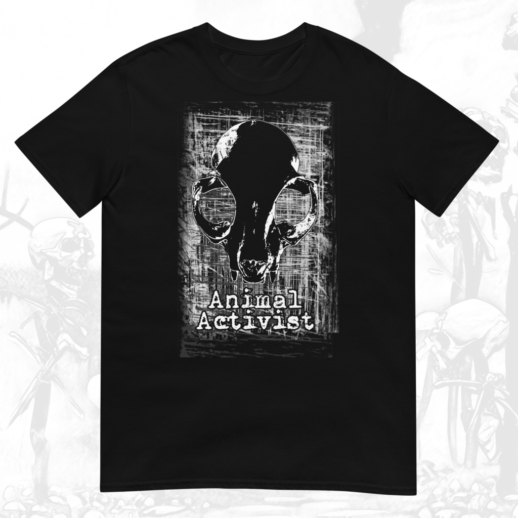 Animal Activist Dog Skull Shirt