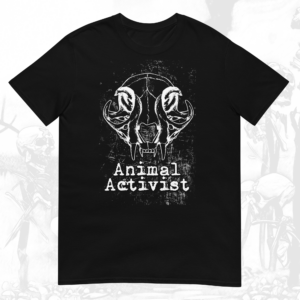 Animal Activist Cat Skull Shirt