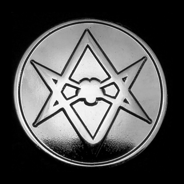 Thelema Unicursal Hexagram Sigil Lapel Pin