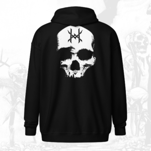 Ten Horns Zip Front Hooded Sweatshirt